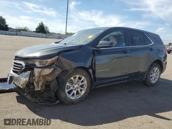 ✅ 2021 Chevrolet Equinox LT • VIN: 3GNAXKEV9ML378687 • Лот: 81855225. Опубликован ранее на Copart с пробегом 47 791 миль. Бесплатный доступ к архиву аукционных продаж из США и подробный отчёт об истории автомобиля на DreamBid. Изображение 1.