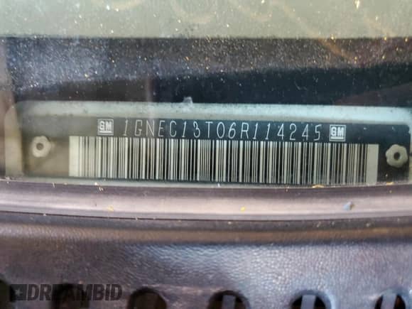 2006 Chevrolet Tahoe Z71 with VIN 1GNEC13T06R114245, listed as a Copart auction lot 90135645 with Not provided miles and Clean title. Bid and sale history available at DreamBid. Image 12.