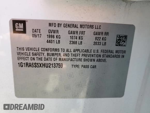 ✅ 2017 Chevrolet Volt LT • VIN: 1G1RA6S5XHU213759 • Lot: 50706444. Wystawiony na Copart z przebiegiem 88 963 mil. Bezpłatny archiwum sprzedaży aukcyjnych z USA i szczegółowy raport historii pojazdu na DreamBid. Zdjęcie 13.