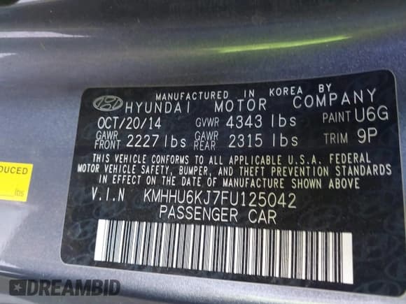 ✅ 2015 Hyundai Genesis Coupe Ultimate • VIN: KMHHU6KJ7FU125042 • Lot: 43406052. Wystawiony na IAAI z przebiegiem 115 252 mil. Bezpłatny archiwum sprzedaży aukcyjnych z USA i szczegółowy raport historii pojazdu na DreamBid. Zdjęcie 9.