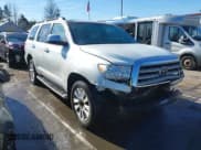 ✅ 2012 Toyota Sequoia Platinum • VIN: 5TDYY5G18CS037726 • Lot: 41328357. Listed on IAAI with 98,353 mi. Free auction sales archive from the USA and detailed vehicle history report at DreamBid. Image 1.