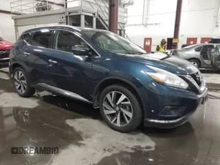 2015 Nissan Murano Platinum with VIN 5N1AZ2MH5FN227388, listed as a IAAI auction lot 43420739 with 70,706 mi miles and . Bid and sale history available at DreamBid. Image 1.