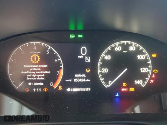 ✅ 2024 Honda HR-V EX-L • VIN: 3CZRZ1H72RM723163 • Lot: 89725195. Listed on Copart with 53,424 mi. Free auction sales archive from the USA and detailed vehicle history report at DreamBid. Image 9.