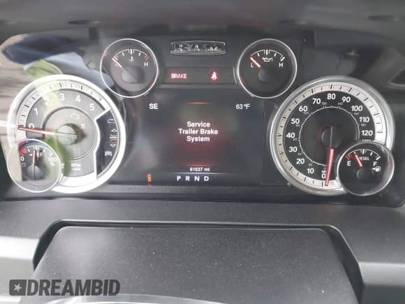 2016 Ram 1500 Big Horn with VIN 1C6RR6LM3GS233861, listed as a IAAI auction lot 41890394 with 61,637 mi miles and . Bid and sale history available at DreamBid. Image 7.