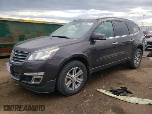 ✅ 2015 Chevrolet Traverse LT • VIN: 1GNKRGKD6FJ379670 • Lot: 60660374. Wystawiony na Copart z przebiegiem 137 662 mil. Bezpłatny archiwum sprzedaży aukcyjnych z USA i szczegółowy raport historii pojazdu na DreamBid. Zdjęcie 1.