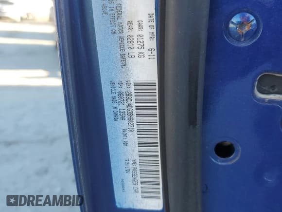 ✅ 2011 Dodge Challenger • VIN: 2B3CJ4DG3BH602710 • Lot: 86051854. Wystawiony na Copart z przebiegiem 168 791 mil. Bezpłatny archiwum sprzedaży aukcyjnych z USA i szczegółowy raport historii pojazdu na DreamBid. Zdjęcie 15.