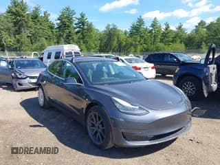 ✅ 2018 Tesla Model 3 Long Range Battery • VIN: 5YJ3E1EB5JF103691 • Lot: 43063296. Listed on IAAI with 61,755 mi. Free auction sales archive from the USA and detailed vehicle history report at DreamBid. Image 1.