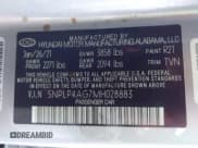 ✅ 2021 Hyundai Elantra Limited • VIN: 5NPLP4AG7MH028883 • Lot: 43427337. Listed on IAAI with 62,150 mi. Free auction sales archive from the USA and detailed vehicle history report at DreamBid. Image 9.