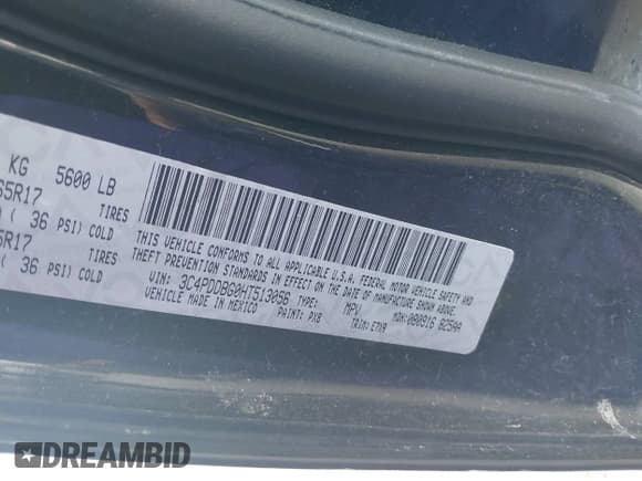 ✅ 2017 Dodge Journey SXT • VIN: 3C4PDDBG0HT513056 • Лот: 43534911. Опубликован ранее на IAAI с пробегом 175 464 миль. Бесплатный доступ к архиву аукционных продаж из США и подробный отчёт об истории автомобиля на DreamBid. Изображение 9.