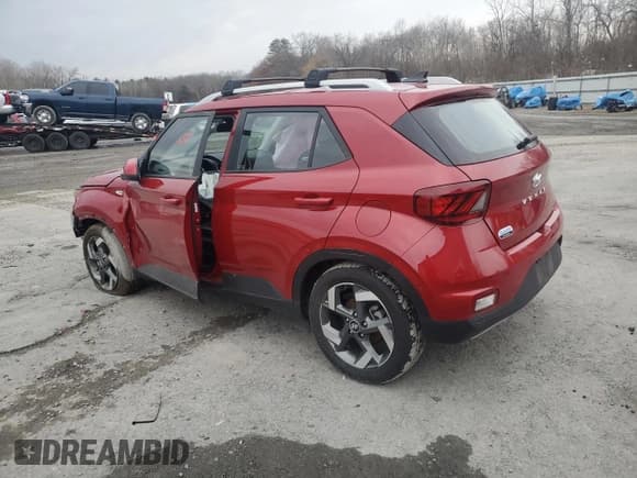 ✅ 2022 Hyundai Venue SEL • VIN: KMHRC8A31NU186875 • Lot: 85431534. Listed on Copart with Not provided. Free auction sales archive from the USA and detailed vehicle history report at DreamBid. Image 2.