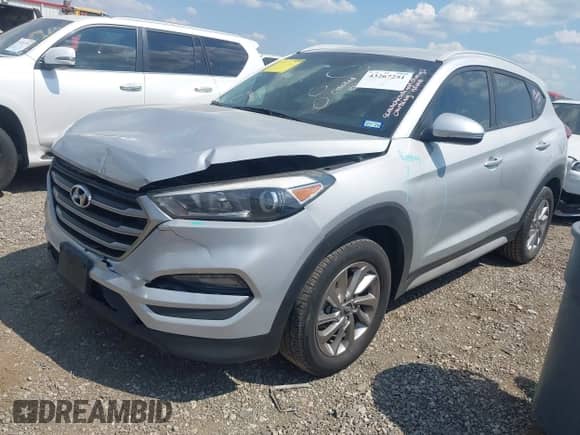 2018 Hyundai Tucson SEL z VIN KM8J33A42JU666992, wystawiony jako IAAI lot #43267251 z przebiegiem 116 154 mil mil oraz . Historia ofert i sprzedaży dostępna na DreamBid. Obrazek 2.