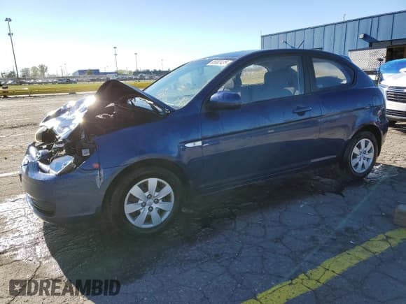 ✅ 2010 Hyundai Accent GS • VIN: KMHCM3AC0AU169338 • Lot: 85682435. Listed on Copart with 168,619 mi. Free auction sales archive from the USA and detailed vehicle history report at DreamBid. Image 1.