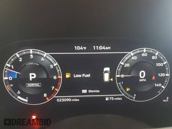 2023 Mitsubishi Outlander SEL z VIN JA4J3VA86PZ017043, wystawiony jako Copart lot #65544755 z przebiegiem 23 090 mil mil oraz Szkoda całkowita • Salvage title. Historia ofert i sprzedaży dostępna na DreamBid. Obrazek 9.