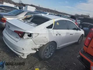 ✅ 2017 Hyundai Sonata Sport • VIN: 5NPE34AF7HH550110 • Lot: 39153093. Listed on Copart with 89,578 mi. Free auction sales archive from the USA and detailed vehicle history report at DreamBid. Image 3.