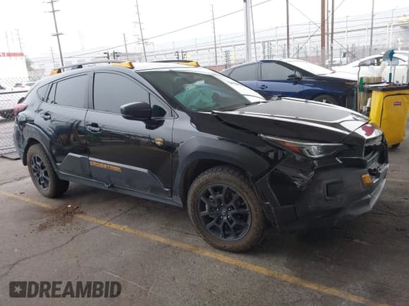 ✅ 2024 Subaru Crosstrek Wilderness • VIN: 4S4GUHT67R3739343 • Лот: 43401279. Опубликован ранее на IAAI с пробегом 58 509 миль. Бесплатный доступ к архиву аукционных продаж из США и подробный отчёт об истории автомобиля на DreamBid. Изображение 1.