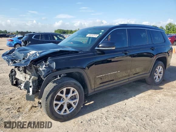 ✅ 2022 Jeep Grand Cherokee Limited • VIN: 1C4RJKBG6N8587372 • Лот: 69252915. Опубликован ранее на Copart с пробегом 17 996 миль. Бесплатный доступ к архиву аукционных продаж из США и подробный отчёт об истории автомобиля на DreamBid. Изображение 1.