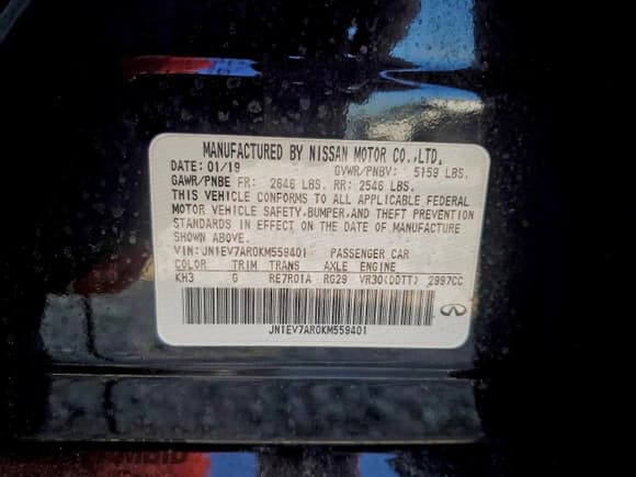 ✅ 2019 Infiniti Q50 Luxe • VIN: JN1EV7AR0KM559401 • Лот: 95486425. Опубликован ранее на Copart с пробегом 68 314 миль. Бесплатный доступ к архиву аукционных продаж из США и подробный отчёт об истории автомобиля на DreamBid. Изображение 13.