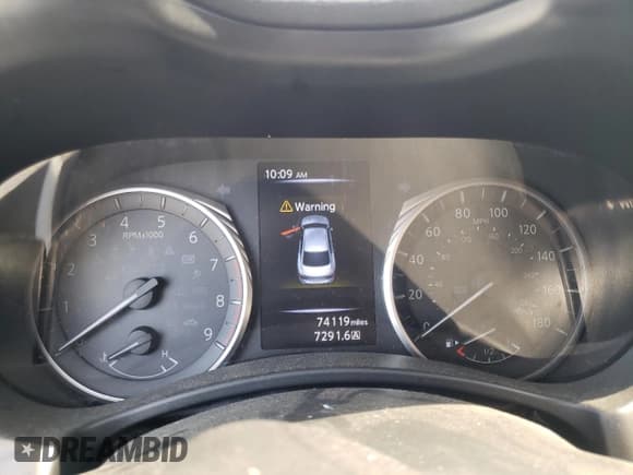 ✅ 2020 Infiniti Q50 Pure • VIN: JN1EV7AP1LM201983 • Lot: 59481394. Wystawiony na Copart z przebiegiem 74 119 mil. Bezpłatny archiwum sprzedaży aukcyjnych z USA i szczegółowy raport historii pojazdu na DreamBid. Zdjęcie 9.