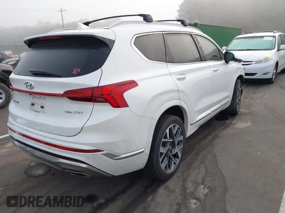 ✅ 2021 Hyundai Santa Fe Calligraphy • VIN: 5NMS5DAL8MH364084 • Lot: 43275810. Wystawiony na IAAI z przebiegiem 38 209 mil. Bezpłatny archiwum sprzedaży aukcyjnych z USA i szczegółowy raport historii pojazdu na DreamBid. Zdjęcie 4.