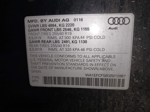 ✅ 2016 Audi Q3 Premium Plus • VIN: WA1EFCFS6GR015567 • Lot: 43515646. Listed on IAAI with 76,416 mi. Free auction sales archive from the USA and detailed vehicle history report at DreamBid. Image 9.