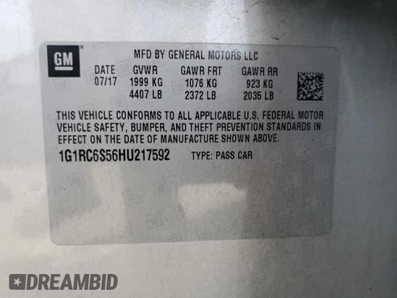 ✅ 2017 Chevrolet Volt LT • VIN: 1G1RC6S56HU217592 • Lot: 66234514. Wystawiony na Copart z przebiegiem 64 157 mil. Bezpłatny archiwum sprzedaży aukcyjnych z USA i szczegółowy raport historii pojazdu na DreamBid. Zdjęcie 15.