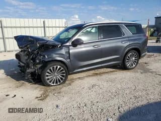 ✅ 2024 Hyundai Palisade Calligraphy • VIN: KM8R7DGE1RU717312 • Лот: 45140425. Опубликован ранее на Copart с пробегом 29 136 миль. Бесплатный доступ к архиву аукционных продаж из США и подробный отчёт об истории автомобиля на DreamBid. Изображение 1.