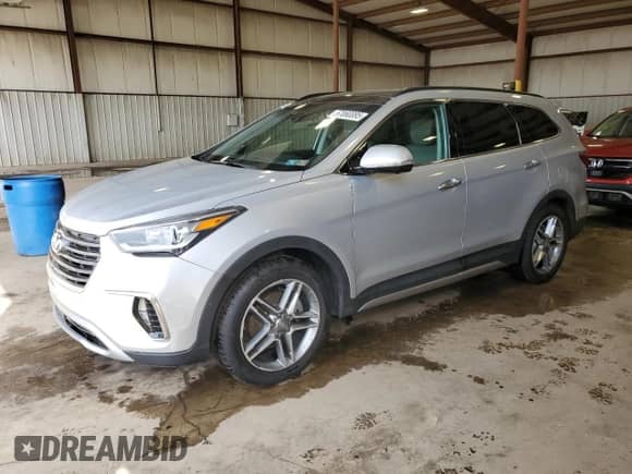 2019 Hyundai Santa Fe Limited Ultimate z VIN KM8SRDHF3KU309726, wystawiony jako Copart lot #57060085 z przebiegiem 79 094 mil mil oraz Szkoda całkowita • Salvage title. Historia ofert i sprzedaży dostępna na DreamBid. Obrazek 1.