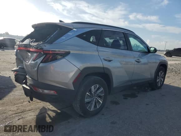 2023 Hyundai Tucson Blue z VIN KM8JBCA18PU123471, wystawiony jako Copart lot #85730945 z przebiegiem 29 261 mil mil oraz Szkoda całkowita • Salvage title. Historia ofert i sprzedaży dostępna na DreamBid. Obrazek 3.