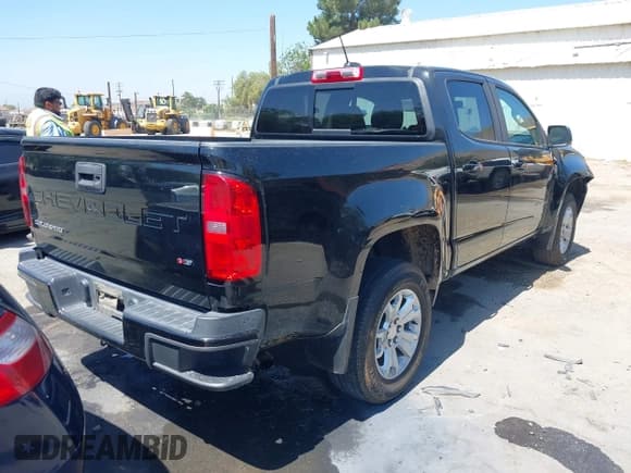 ✅ 2021 Chevrolet Colorado 2WD LT • VIN: 1GCGSCEN2M1142381 • Lot: 42384837. Listed on IAAI with 97,617 mi. Free auction sales archive from the USA and detailed vehicle history report at DreamBid. Image 4.