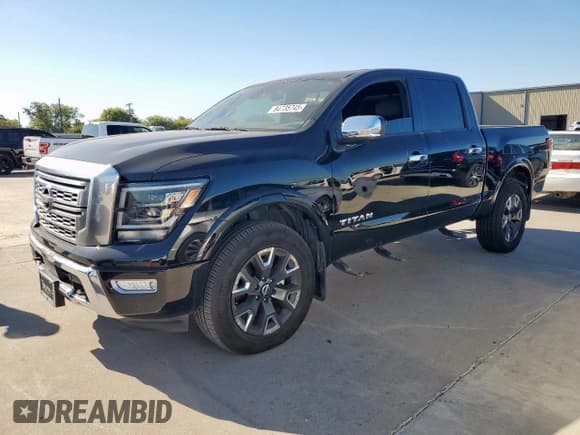✅ 2023 Nissan Titan SV • VIN: 1N6AA1ED1PN116255 • Lot: 84735745. Listed on Copart with 48,526 mi. Free auction sales archive from the USA and detailed vehicle history report at DreamBid. Image 1.