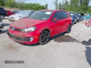 ✅ 2012 Volkswagen Golf GTI w/Conv & Sunroof • VIN: WVWEV7AJ2CW259338 • Lot: 42123333. Listed on IAAI with 121,365 mi. Free auction sales archive from the USA and detailed vehicle history report at DreamBid. Image 2.