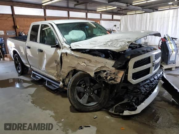 2016 Ram 1500 Express with VIN 1C6RR7FG5GS418814, listed as a Copart auction lot 68102665 with 10,122 mi miles and Salvage title. Bid and sale history available at DreamBid. Image 4.