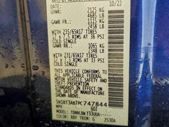 ✅ 2023 Nissan Rogue S • VIN: 5N1BT3AB7PC747844 • Lot: 94737535. Listed on Copart with 169,415 mi. Free auction sales archive from the USA and detailed vehicle history report at DreamBid. Image 13.