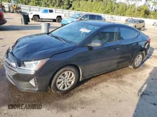 2019 Hyundai Elantra SE with VIN KMHD74LF6KU779237, listed as a Copart auction lot 81107295 with 194,527 mi miles and Salvage title. Bid and sale history available at DreamBid. Image 1.