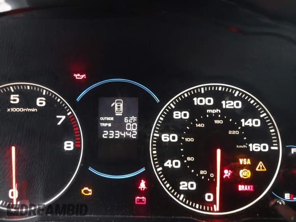 ✅ 2005 Acura TSX • VIN: JH4CL95855C000085 • Lot: 43658507. Listed on IAAI with 233,442 mi. Free auction sales archive from the USA and detailed vehicle history report at DreamBid. Image 16.