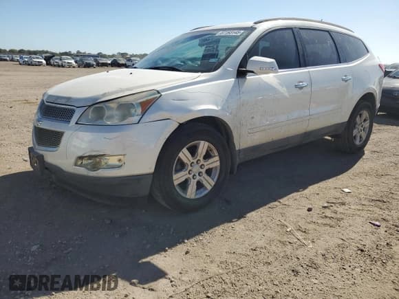 ✅ 2012 Chevrolet Traverse 1LT • VIN: 1GNKRGED1CJ398375 • Lot: 87193145. Listed on Copart with 159,797 mi. Free auction sales archive from the USA and detailed vehicle history report at DreamBid. Image 1.