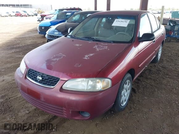 ✅ 2001 Nissan Sentra GXE • VIN: 3N1CB51D51L424982 • Lot: 42628236. Listed on IAAI with 77,948 mi. Free auction sales archive from the USA and detailed vehicle history report at DreamBid. Image 6.