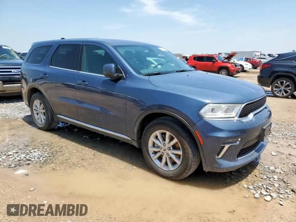 2021 Dodge Durango SXT with VIN 1C4RDHAG3MC609304, listed as a Copart auction lot 64665775 with 64,001 mi miles and Clean title. Bid and sale history available at DreamBid. Image 4.