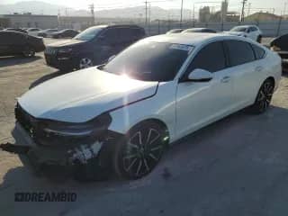 2024 Honda Accord Touring with VIN 1HGCY2F87RA036632, listed as a Copart auction lot 67983675 with 52,470 mi miles and Salvage title. Bid and sale history available at DreamBid. Image 1.