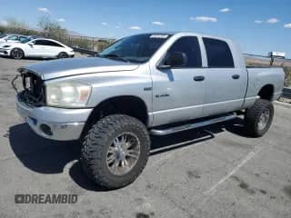 2008 Dodge 1500 SLT with VIN 3D7KS19D38G132391, listed as a Copart auction lot 56944395 with 153,573 mi miles and Salvage title. Bid and sale history available at DreamBid. Image 1.