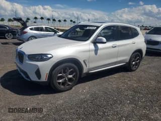 ✅ 2024 BMW X3 sDrive30i • VIN: WBX47DP02RN278301 • Lot: 80825455. Listed on Copart with 5,742 mi. Free auction sales archive from the USA and detailed vehicle history report at DreamBid. Image 1.