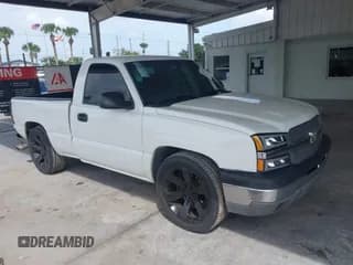 ✅ 2005 Chevrolet Silverado 1500 Work Truck • VIN: 1GCEC14XX5Z318107 • Lot: 43367766. Listed on IAAI with 104,186 mi. Free auction sales archive from the USA and detailed vehicle history report at DreamBid. Image 1.