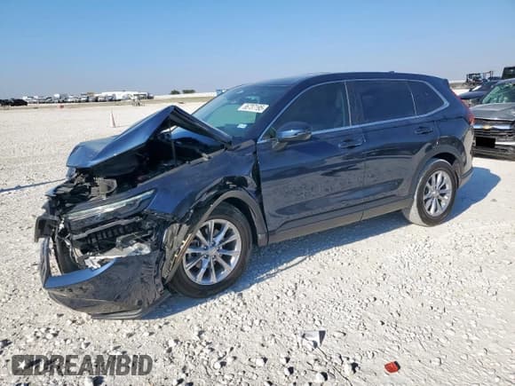 ✅ 2024 Honda CR-V EX-L • VIN: 7FARS3H7XRE002944 • Лот: 86737195. Опубликован ранее на Copart с пробегом 26 932 миль. Бесплатный доступ к архиву аукционных продаж из США и подробный отчёт об истории автомобиля на DreamBid. Изображение 1.