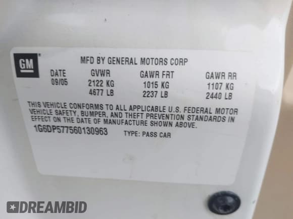 ✅ 2006 Cadillac CTS • VIN: 1G6DP577560130963 • Лот: 43319036. Опубликован ранее на IAAI с пробегом 74 383 миль. Бесплатный доступ к архиву аукционных продаж из США и подробный отчёт об истории автомобиля на DreamBid. Изображение 9.