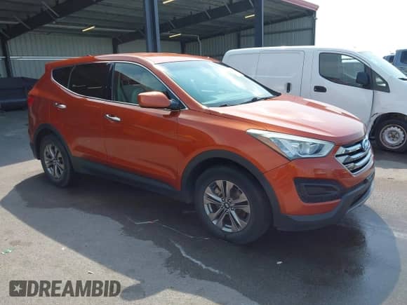 2015 Hyundai Santa Fe with VIN 5XYZTDLB0FG255995, listed as a IAAI auction lot 43021584 with 153,333 mi miles and . Bid and sale history available at DreamBid. Image 1.