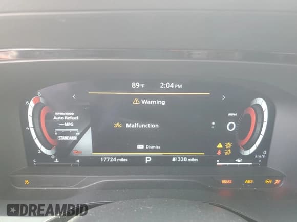 ✅ 2024 Nissan Pathfinder Platinum • VIN: 5N1DR3DH6RC204267 • Lot: 80094585. Listed on Copart with 17,724 mi. Free auction sales archive from the USA and detailed vehicle history report at DreamBid. Image 9.