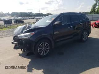 2019 Hyundai Santa Fe SE with VIN KM8SM4HF2KU298958, listed as a Copart auction lot 61391105 with 121,204 mi miles and Salvage title. Bid and sale history available at DreamBid. Image 1.