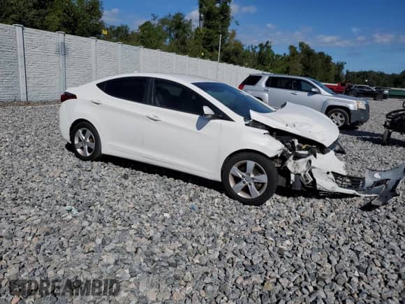✅ 2013 Hyundai Elantra GLS • VIN: 5NPDH4AEXDH307115 • Lot: 89902665. Listed on Copart with 93,250 mi. Free auction sales archive from the USA and detailed vehicle history report at DreamBid. Image 4.