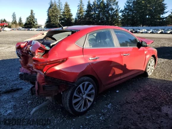 ✅ 2022 Hyundai Accent Limited • VIN: 3KPC34A64NE157267 • Лот: 84203064. Опубликован ранее на Copart с пробегом 37 075 миль. Бесплатный доступ к архиву аукционных продаж из США и подробный отчёт об истории автомобиля на DreamBid. Изображение 3.