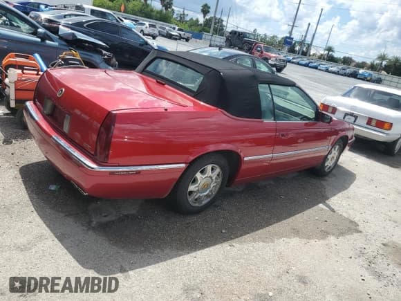✅ 1998 Cadillac Eldorado Touring • VIN: 1G6ET1295WU605182 • Lot: 81117685. Listed on Copart with 52,300 mi. Free auction sales archive from the USA and detailed vehicle history report at DreamBid. Image 3.